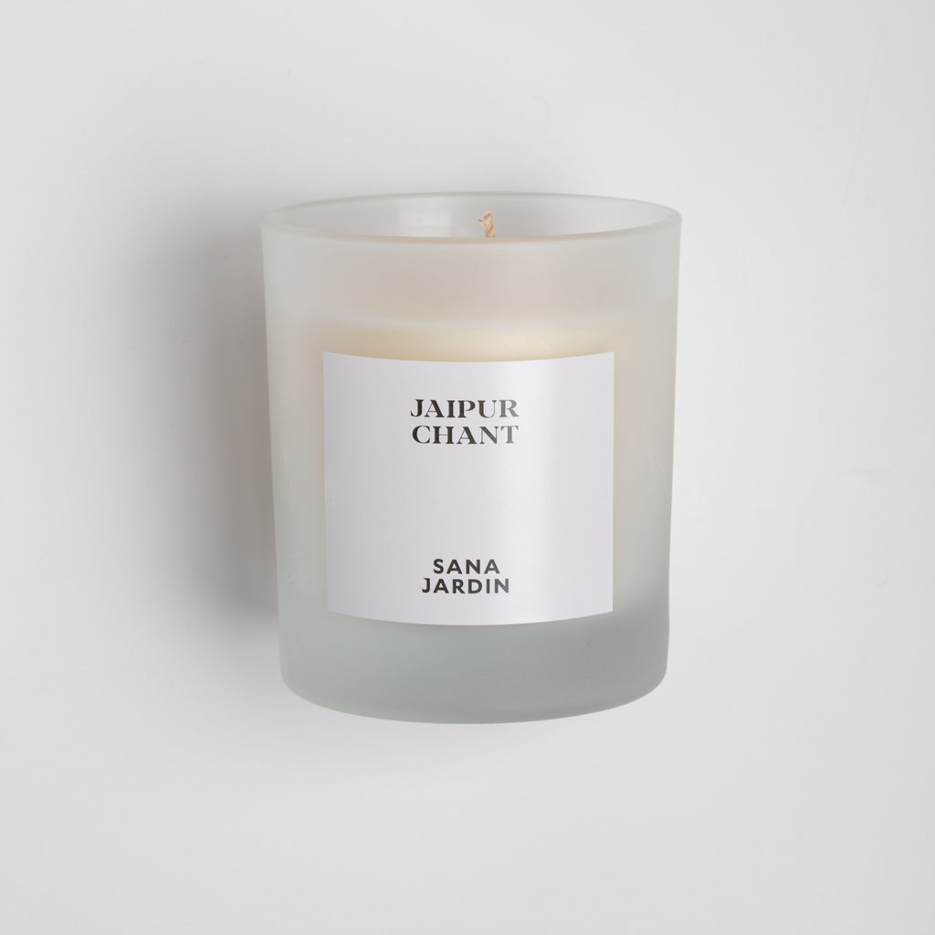 Jaipur Chant vegan scented candle Jasmine & Narcisse Sana Jardin